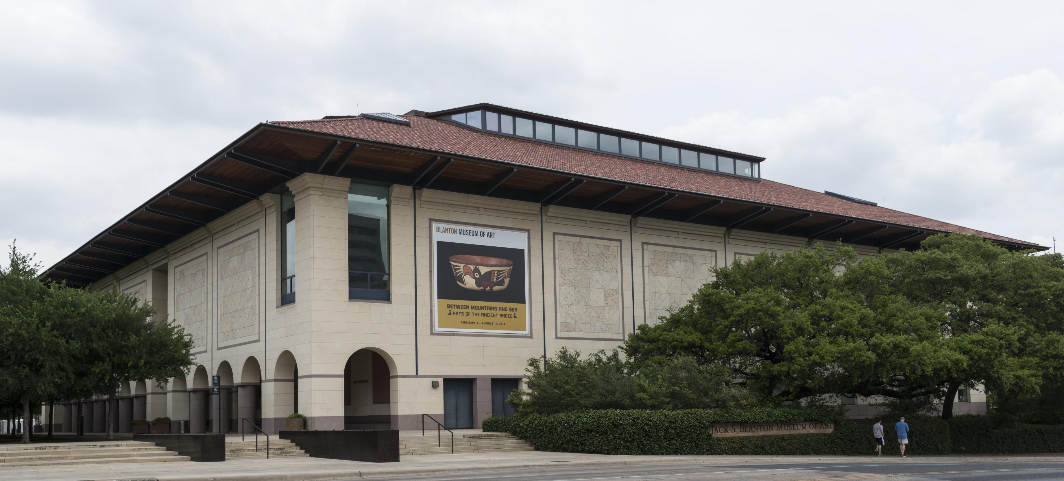 The Blanton Museum of Art on the University of Texas campus, adjacent to the Landmarks outdoor sculpture collection