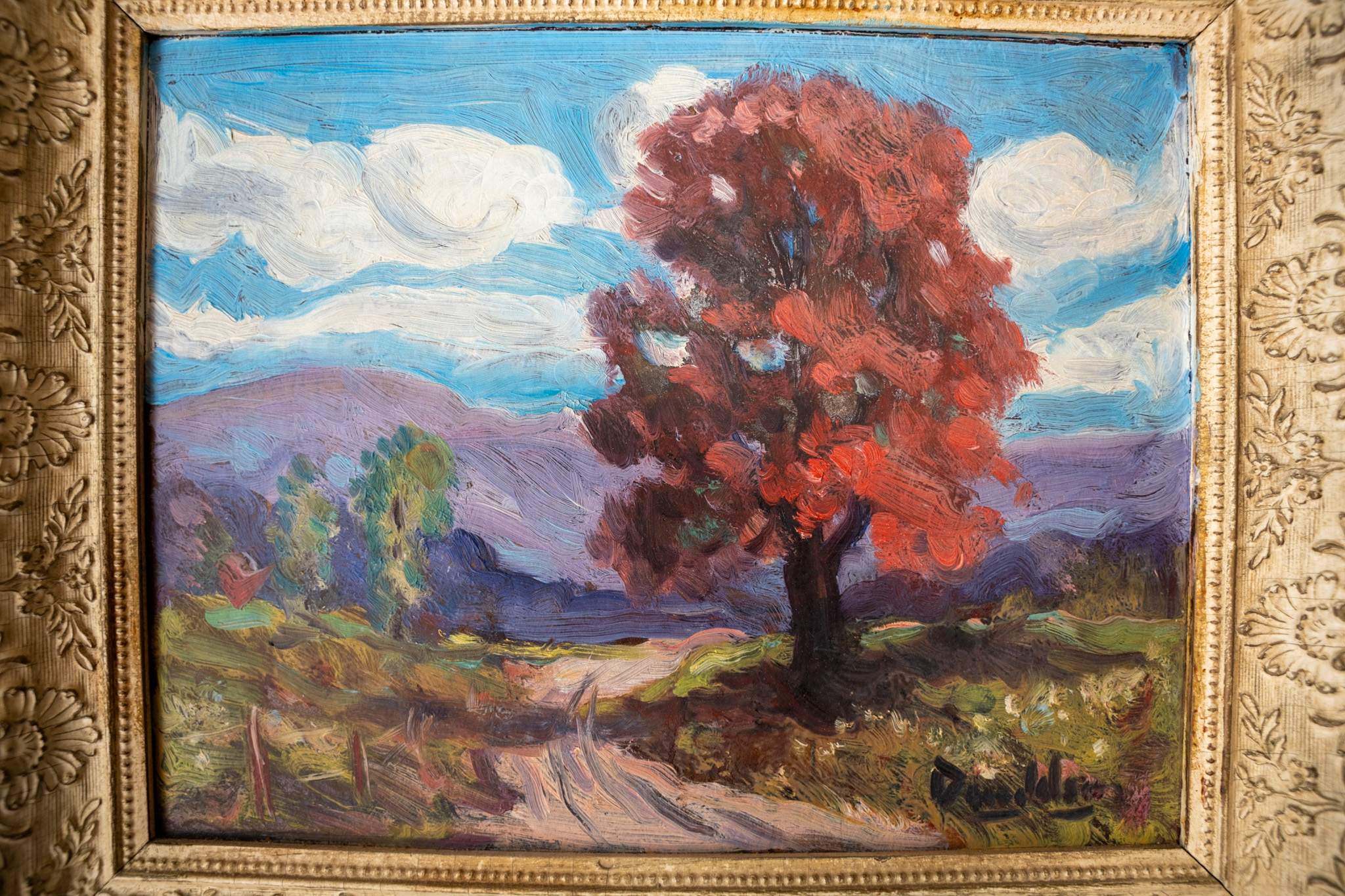 Close-up of the full painting