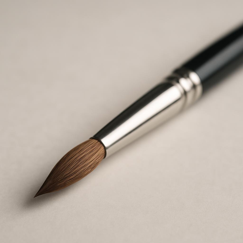 Da Vinci Maestro Kolinsky sable round watercolor brush