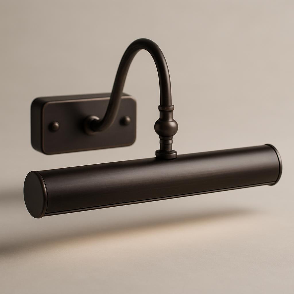 House of Troy traditional slim-line picture light in oil-rubbed bronze