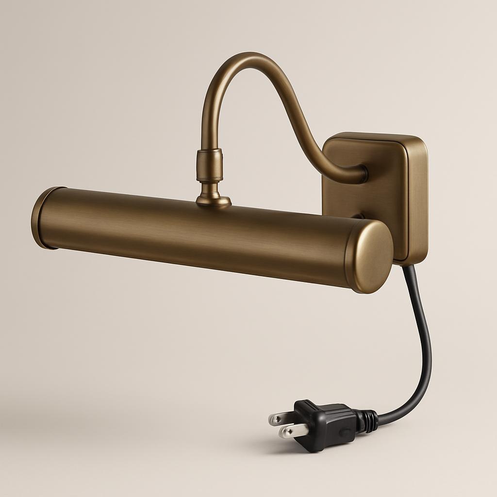 Kemeco 12-inch plug-in picture light in bronze finish