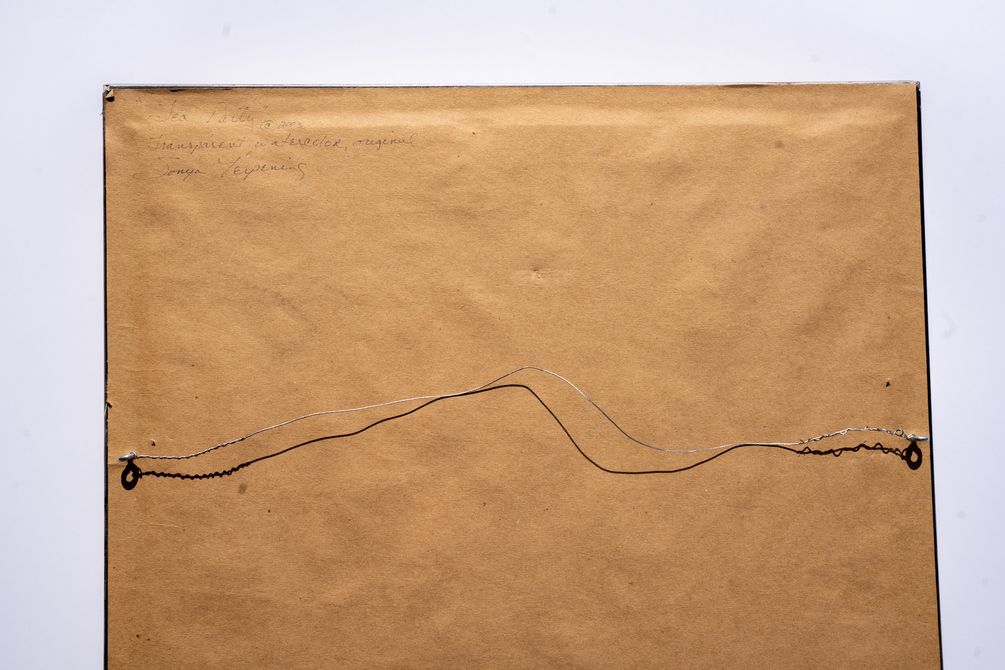 Verso inscription